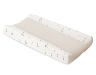 Mušelínový návlek na malou podložku Bébé-Jou Dear Goose, 75x45