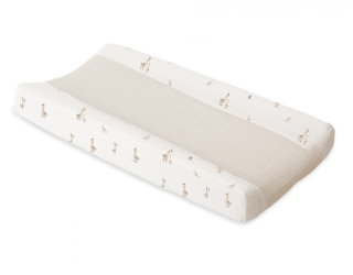 Mušelínový návlek na malou podložku Bébé-Jou Dear Goose, 75x45