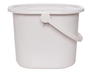 Kyblík na pleny s víkem Bébé-Jou Light Oat