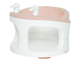 Růžové sedátko do vany pro děti Bébé-Jou Pale Pink