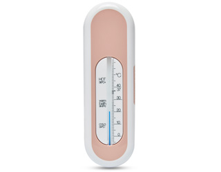 Růžový dětský koupací teploměr Bébé-Jou Pale Pink