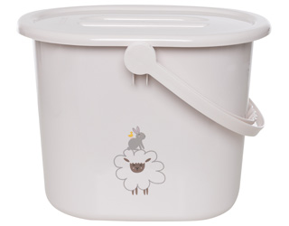 Kyblík na pleny s víkerm Bébé-Jou  Tiny Sheep